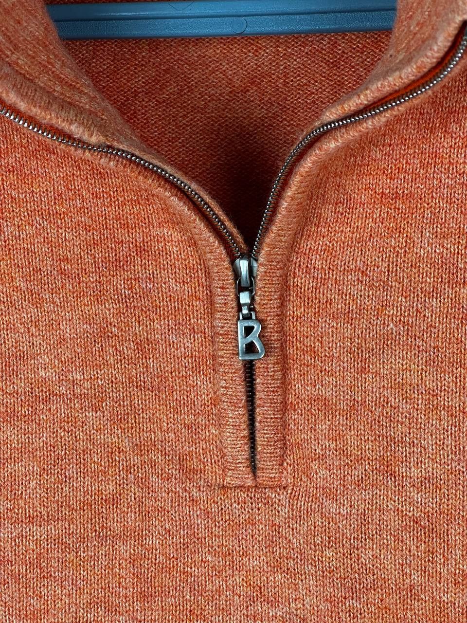 Bogner Bogner Knit 1/4 Zip Luxury Wool Sweater Size US L / EU 52-54 / 3 - 5 Thumbnail