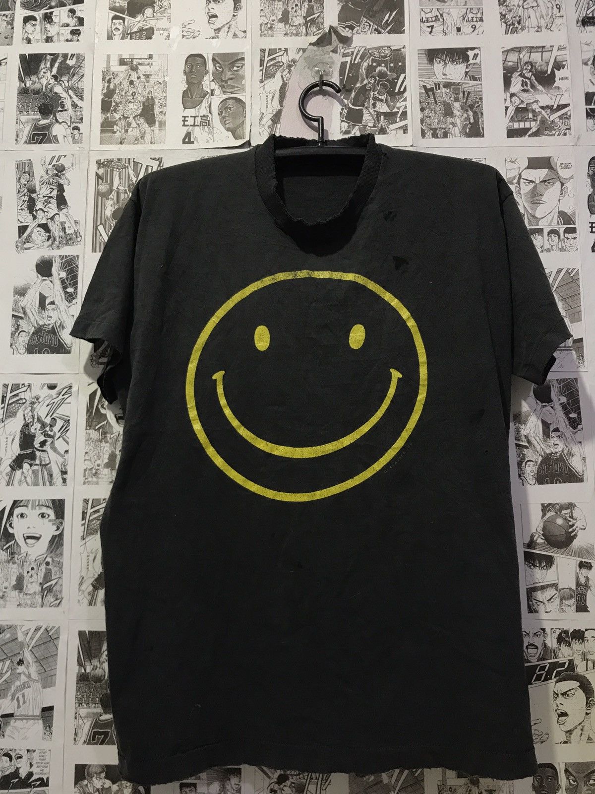 90s NIRVANA SMILE T-shirt VINTAGE XL