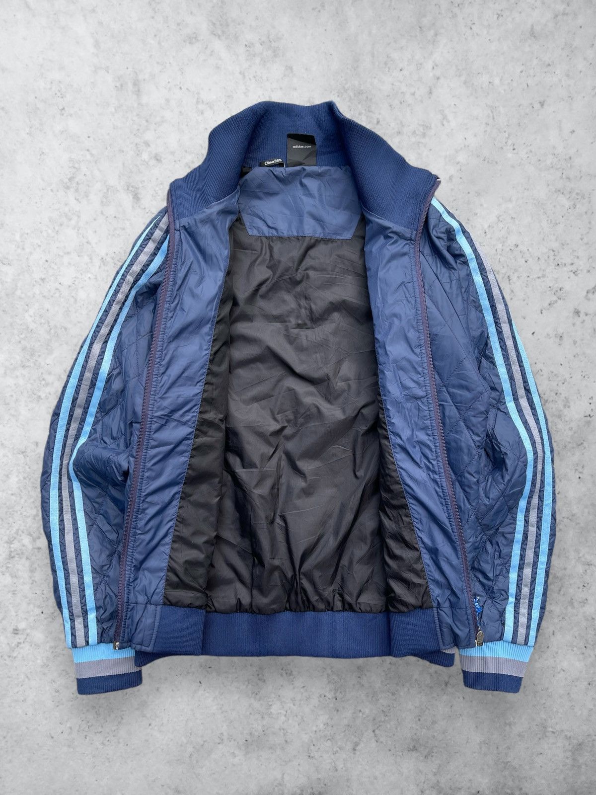 Adidas × Vintage 🔥Vintage Adidas Men's Quilted Jacket Size US L / EU 52-54 / 3 - 4 Thumbnail