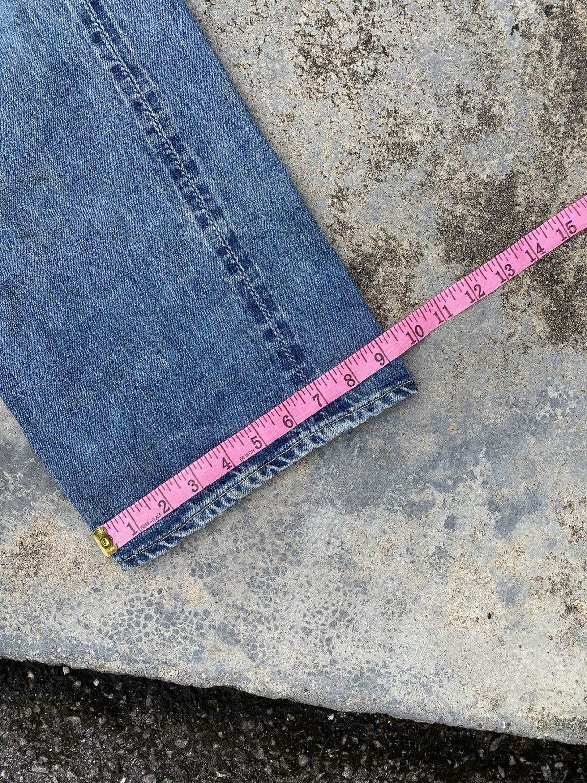 Prps Vintage Distressed Prps Selvedge Denim Pants Size US 33 - 21 Thumbnail