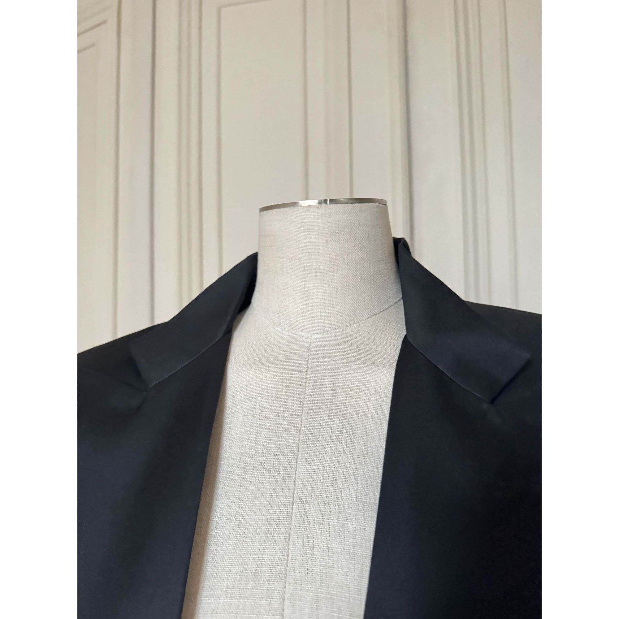 Yves Saint Laurent Black Tuxedo Suit Size S / US 4 / IT 40 - 4 Thumbnail