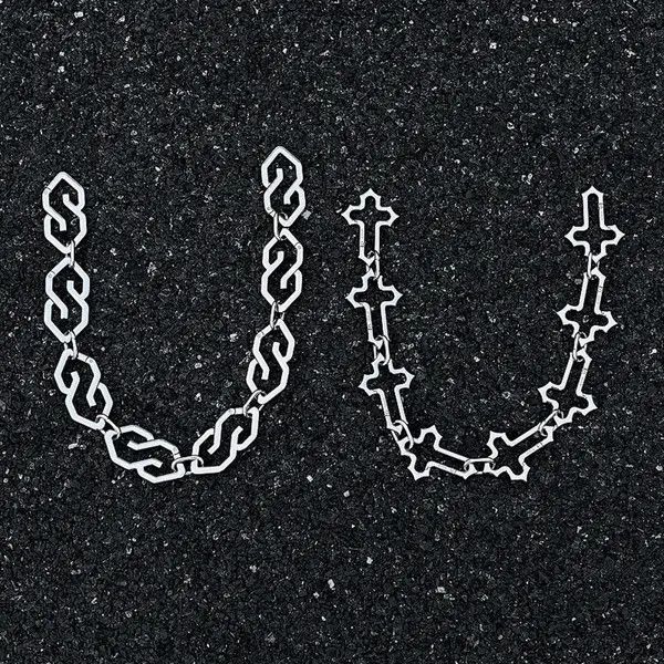 Jewelry Silver Cross & Link Metal Chains, Men's Accessory Chains Size ONE SIZE - 7 Thumbnail