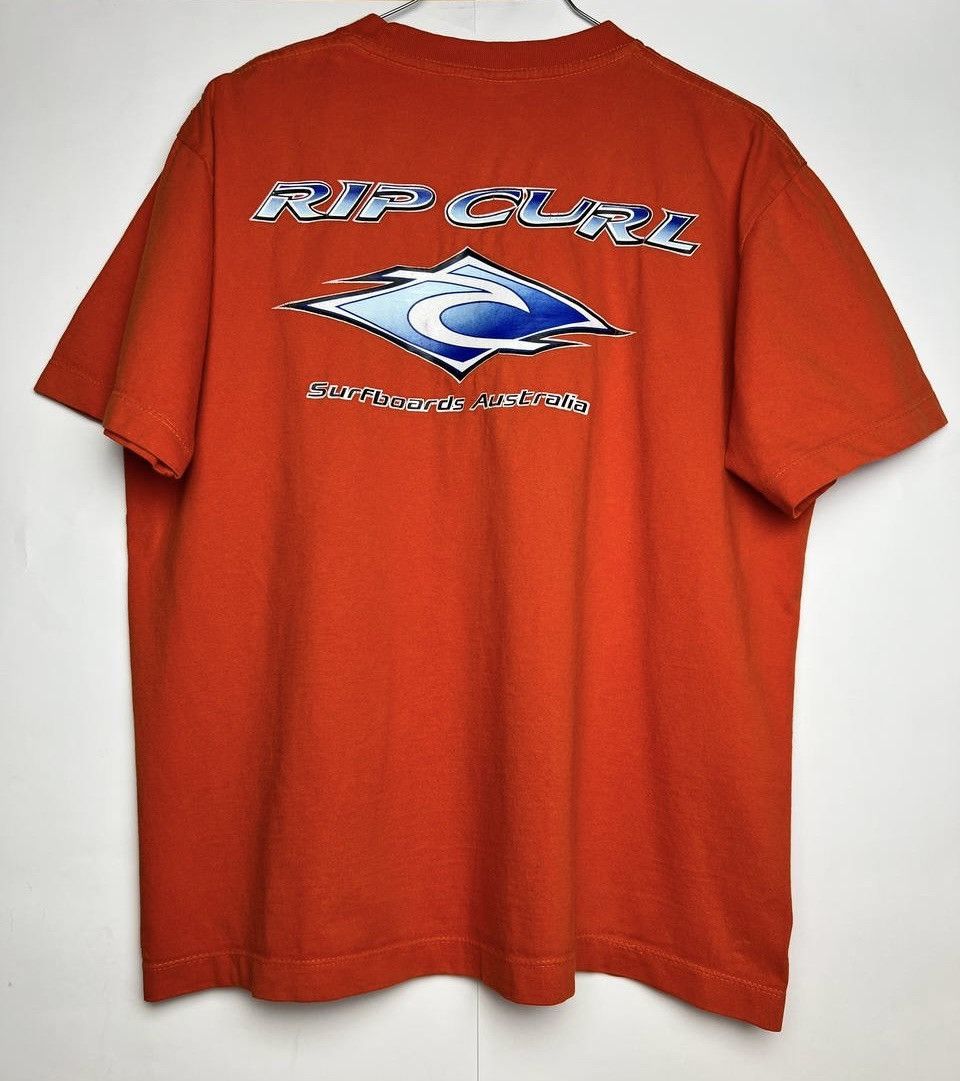Ripcurl 90s Vintage Rip Curl Surfing Australia Orange Rare T-Shirt Size US L / EU 52-54 / 3 - 3 Thumbnail