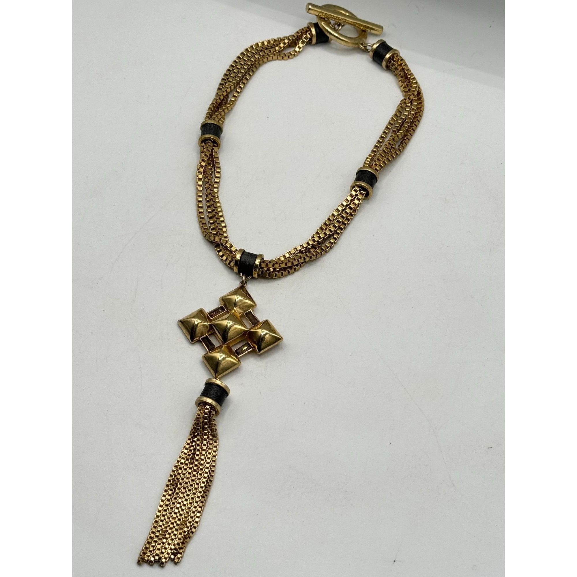 Vince Camuto Vince Camuto Chain Tassel Pendant Necklace Size ONE SIZE - 3 Thumbnail