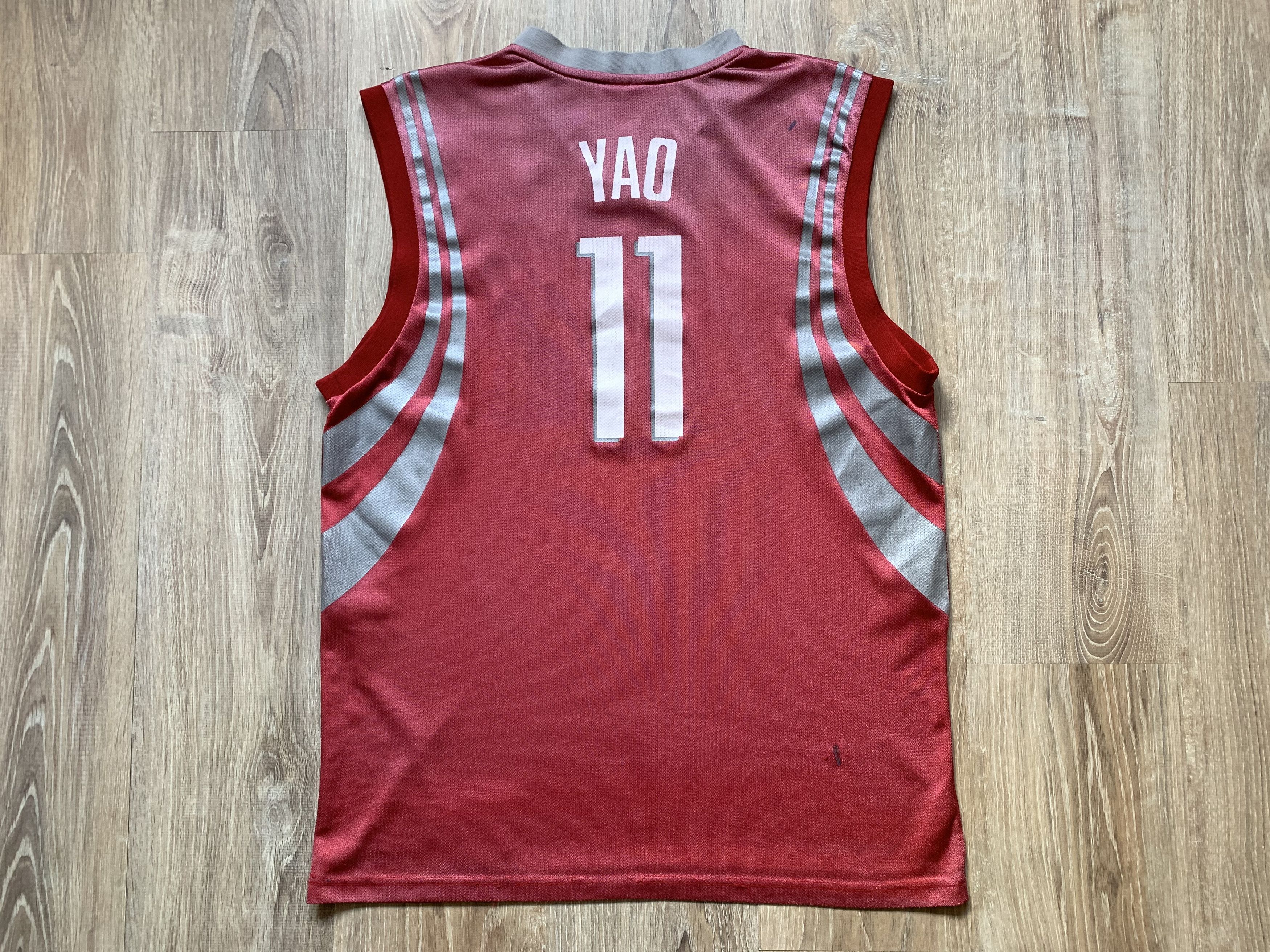 NBA × Reebok × Vintage Vintage Reebok Yao Minh Houston Rockets #11 Jersey Size US L / EU 52-54 / 3 - 3 Thumbnail