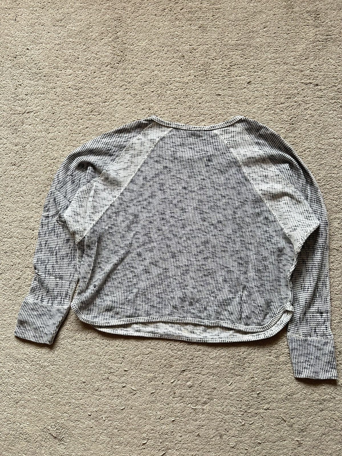 Issey Miyake 1990s ISSEY MIYAKE Sport Cropped Boxy Knitted Sweater Size US M / EU 48-50 / 2 - 6 Thumbnail