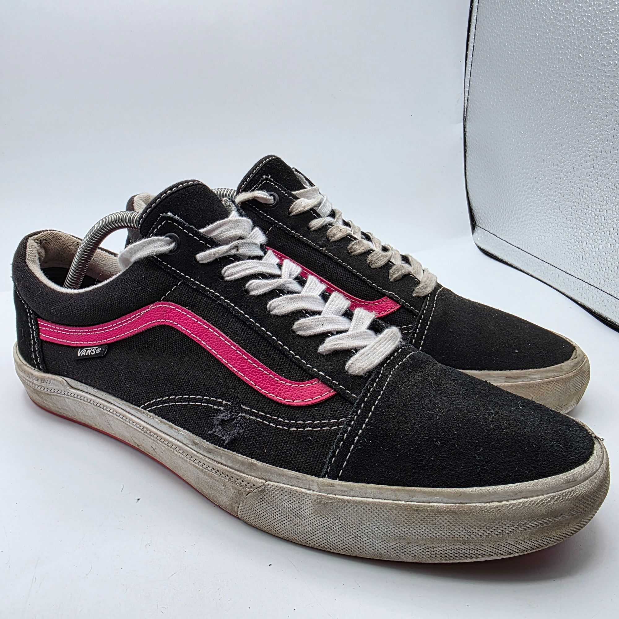 Vans Vans BMX Old Skool Mens Size 12 Black Neon Pink Sneaker Shoe Size US 12 / EU 45 - 1 Thumbnail