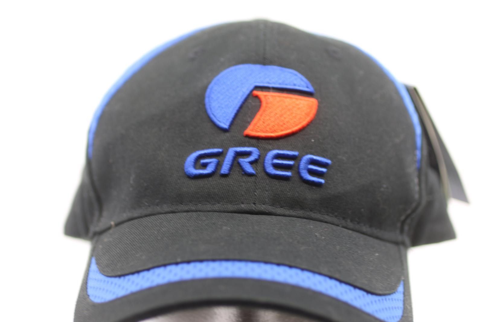 Point Zero Gree Logo Baseball Cap Black Blue Organic Fabric Adjustable Size ONE SIZE - 2 Thumbnail