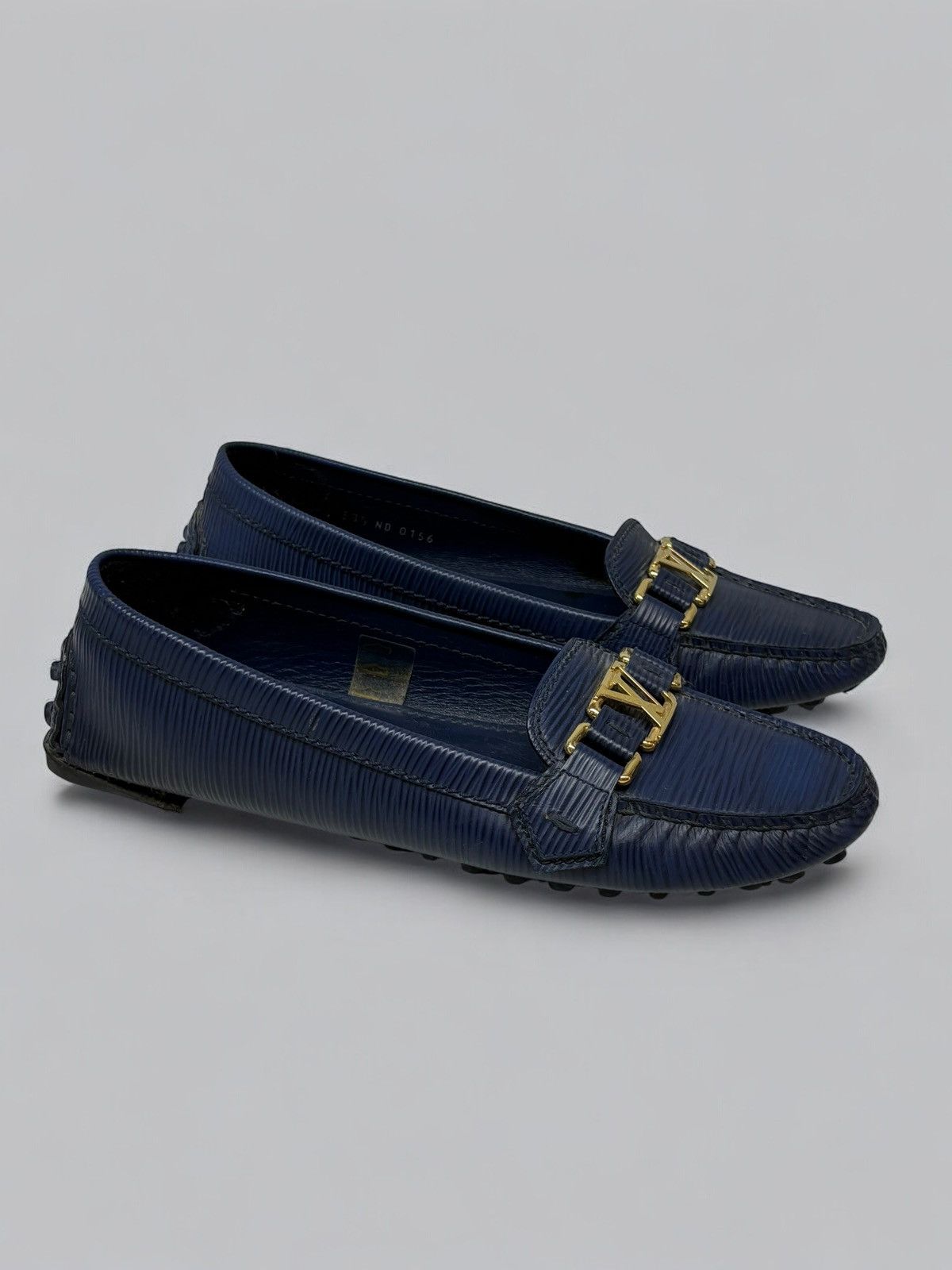 Louis Vuitton Louis Vuitton Oxford Flat Loafers Midnight Blue Size US 8.5 / IT 38.5 - 2 Thumbnail
