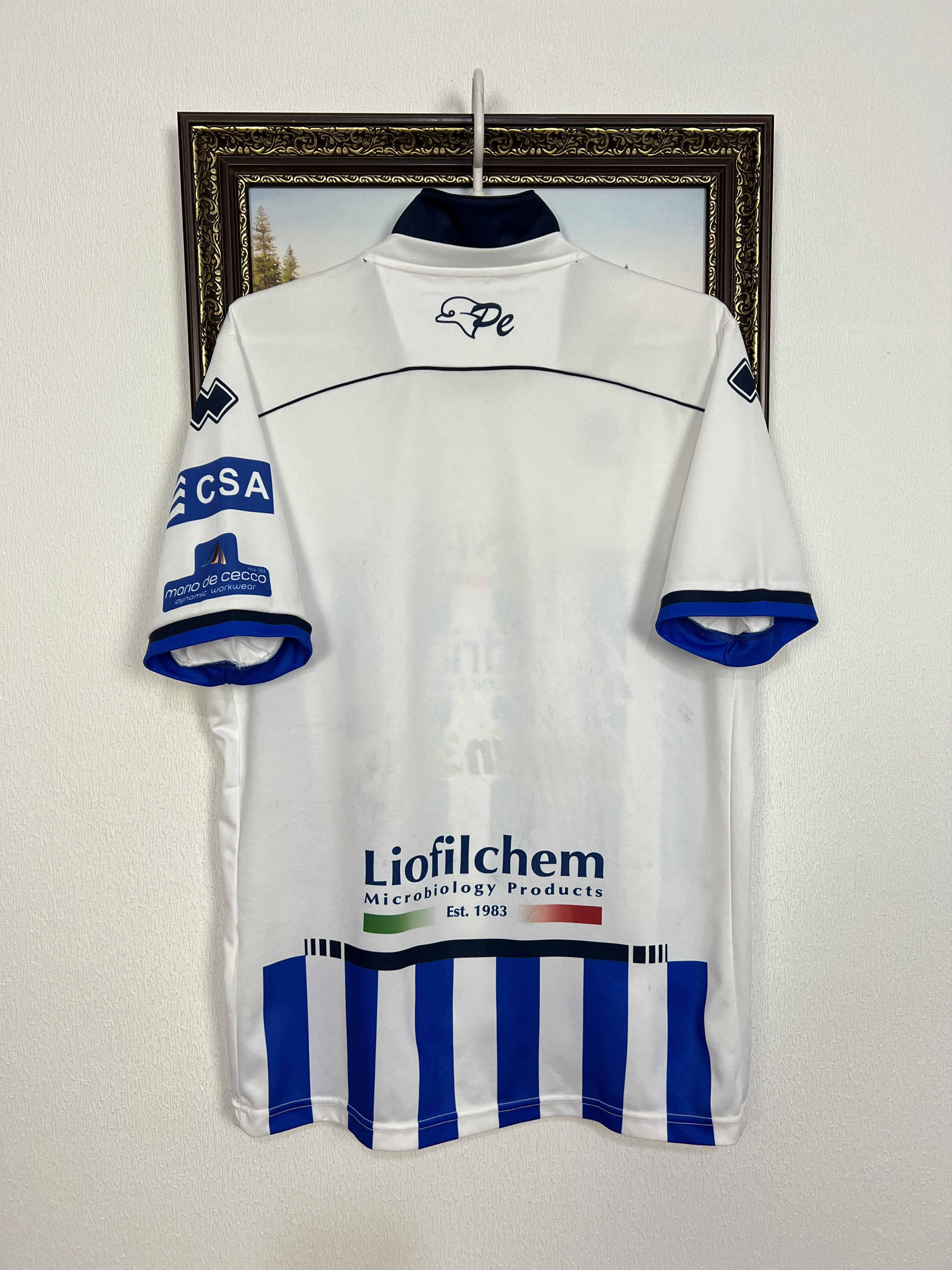 Errea Pescara football shirt Soccer Errea Maglia Jersey Trikot Size US L / EU 52-54 / 3 - 9 Thumbnail