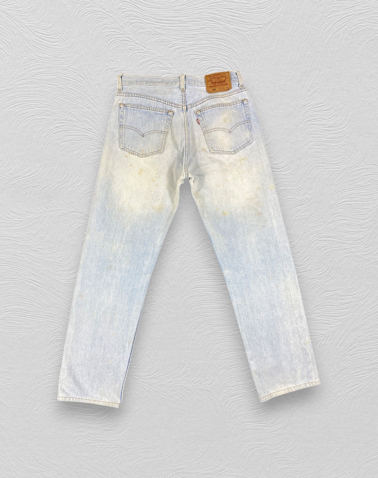 Levi's Light Blue Wash Vintage Levis 501 USA Jeans 31x29 - JN3174 Size US 31 - 2 Thumbnail