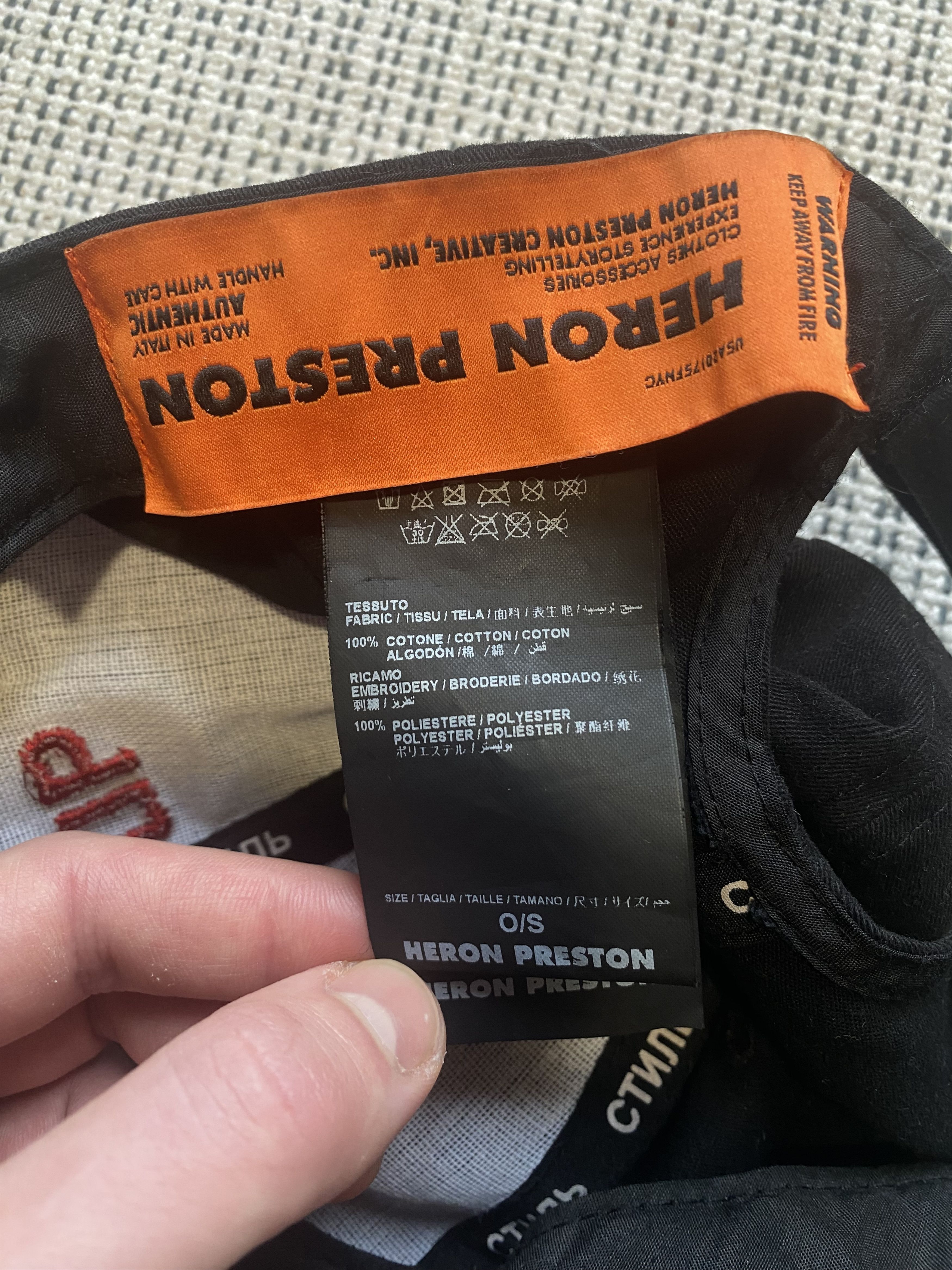 Heron Preston Heron Preston Twill Cap Size ONE SIZE - 7 Thumbnail