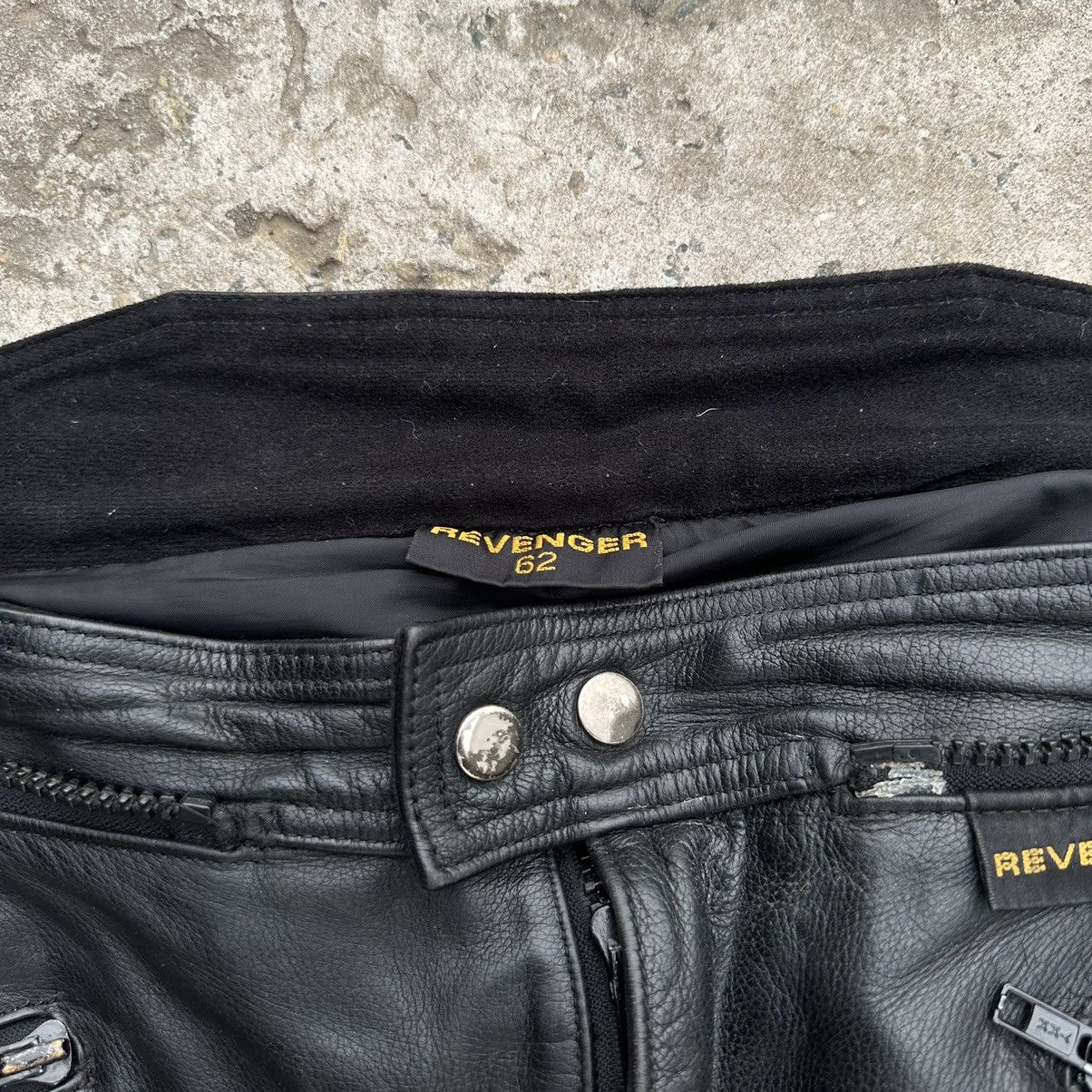 Leather × Vintage Vintage Moto Leather Pants Size 62 00s Y2K Style USA Size US 43 - 7 Thumbnail