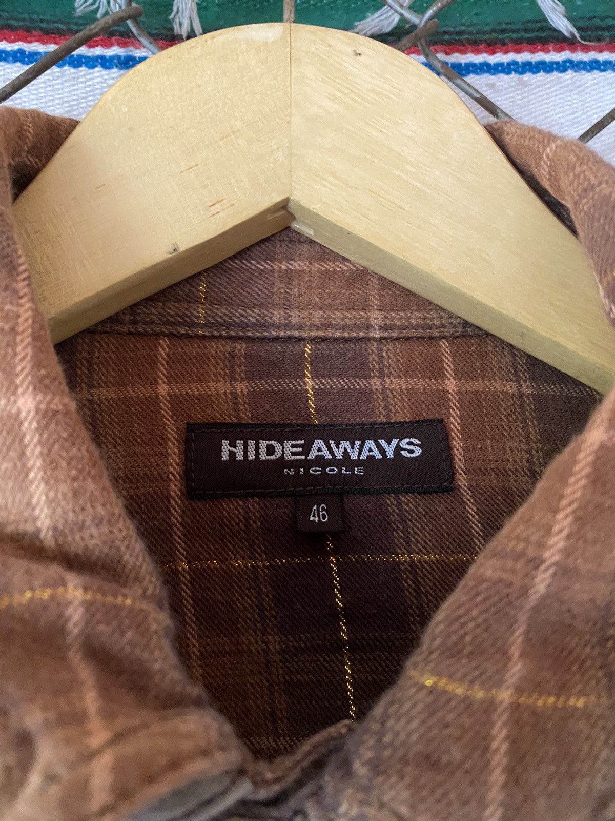 Japanese Brand × Nicole Club Hide aways nicole club flannel shirt Size US M / EU 48-50 / 2 - 4 Thumbnail