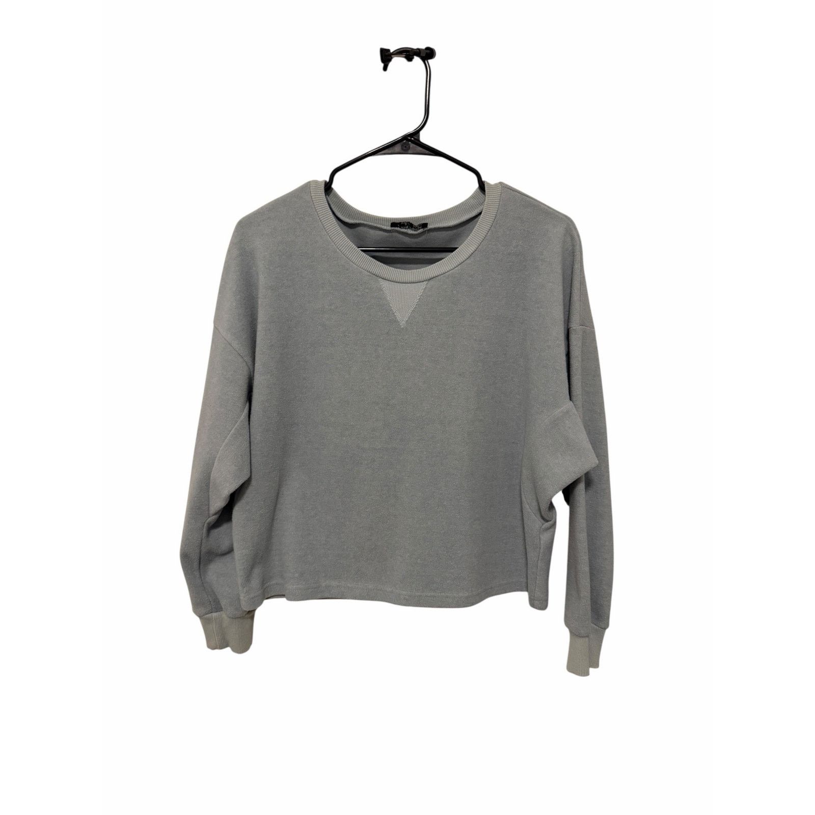 Other Very J Solid Blue Long Sleeve Round Neck Thick Sweater Size S / US 4 / IT 40 - 1 Thumbnail