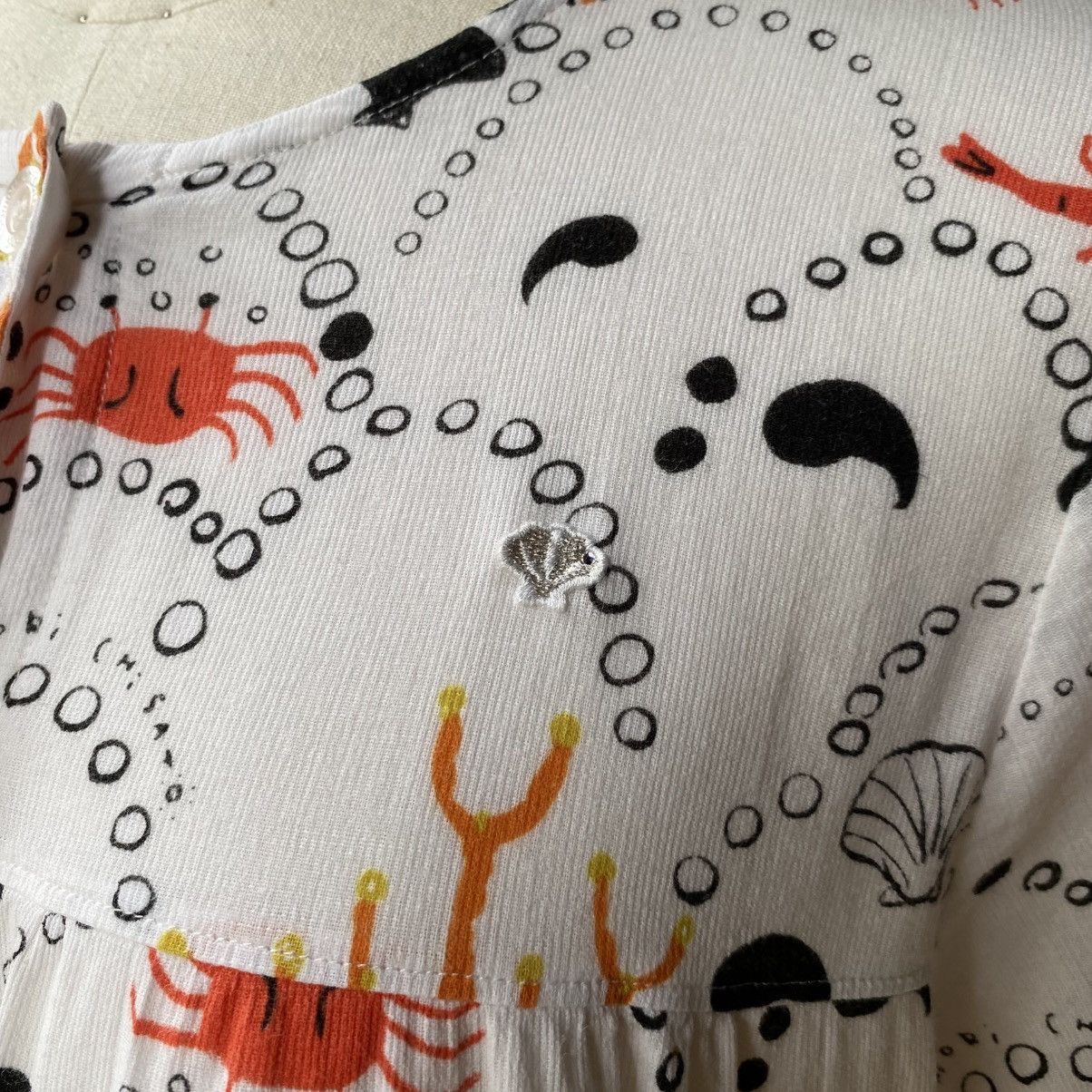 Tsumori Chisato Tsumori Chisato White Sea Life Print Blouse Size M / US 6-8 / IT 42-44 - 13 Thumbnail