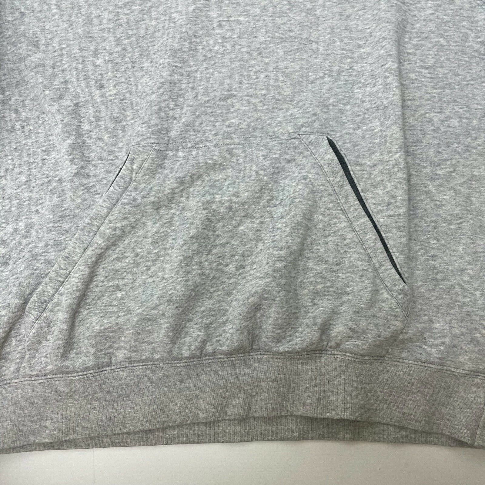 Nike Vintage Nike Hoodie Mens Large Light Gray Black Swoosh Size US L / EU 52-54 / 3 - 4 Thumbnail