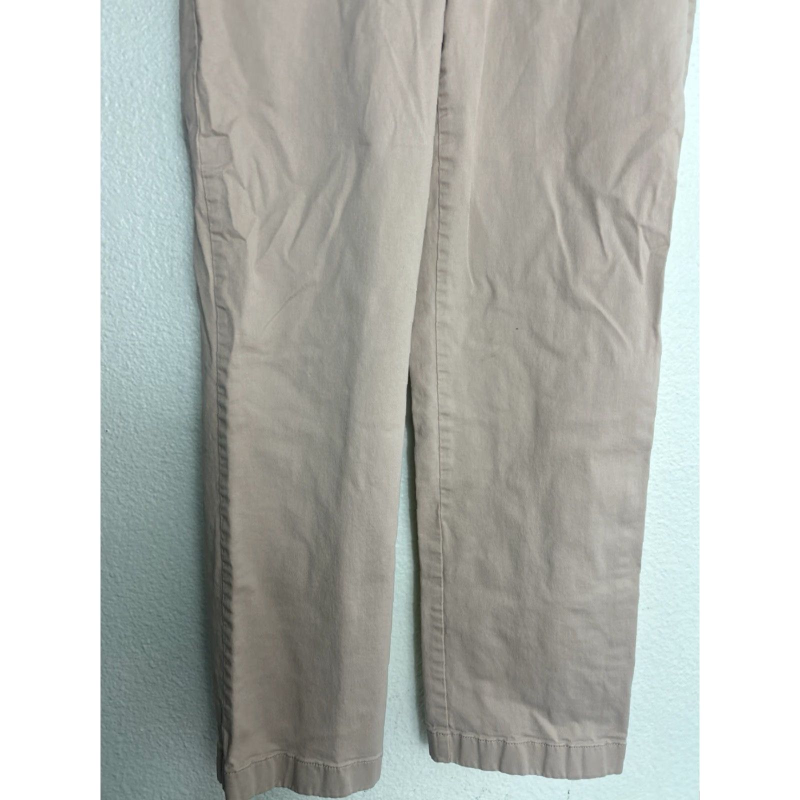 Vintage LL Bean Pants Men 33x31 Beige Chino Classic Fit Straight Leg 509409 Pants Casual Business Travel Moderate Vintage No? Size US 33 - 2 Thumbnail