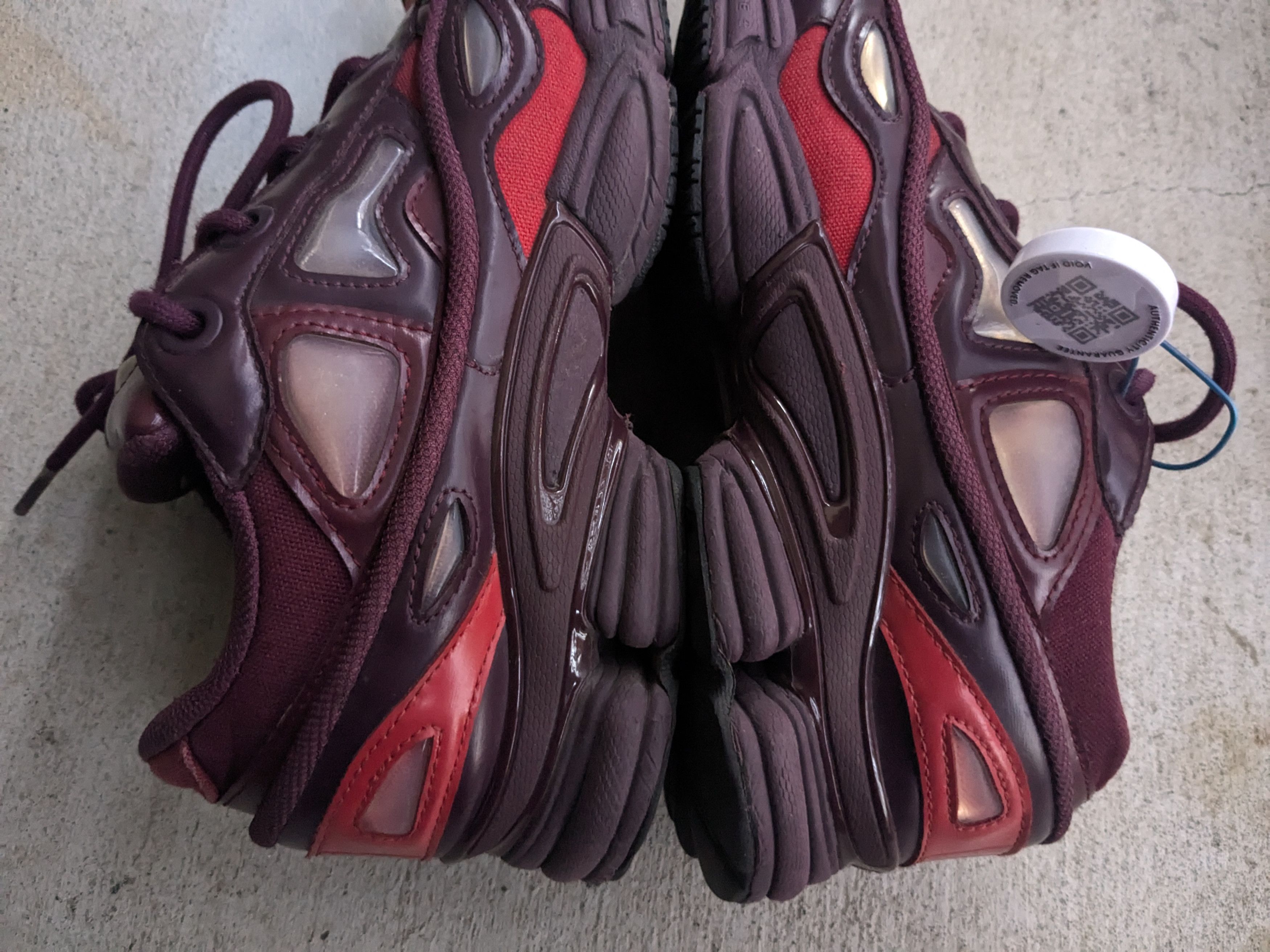 Adidas × Raf Simons Adidas Ozweego 3 Raf Simons Burgundy Red 8.5 B22538 Size US 8.5 / EU 41-42 - 10 Thumbnail