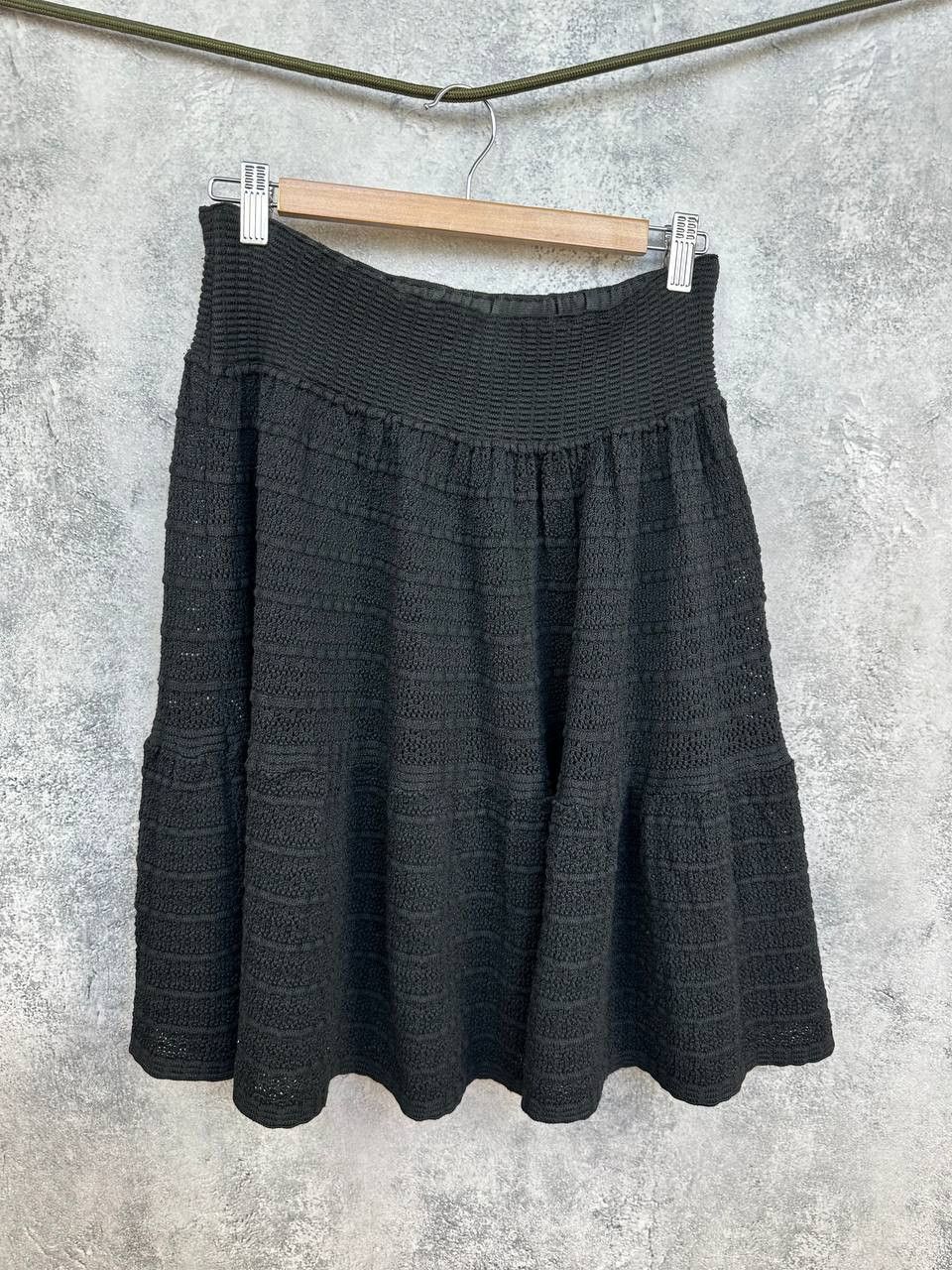 Alaia Alaia Paris Sculpted Textured Knit Skirt High Waist Size 26" / US 2 / IT 38 - 2 Thumbnail