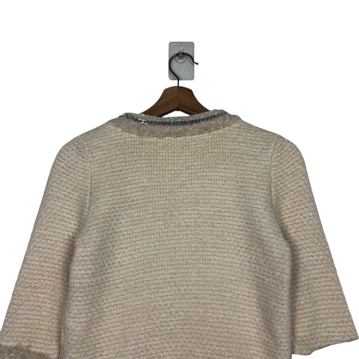 Japanese Brand 📌Vintage Knit Cropped Jacket Tweed Macphee Size M / US 6-8 / IT 42-44 - 10 Thumbnail