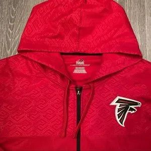 Majestic Atlanta Falcons NFL Majestic Therma Base Hoodie Men's 2XL Size US XXL / EU 58 / 5 - 2 Thumbnail
