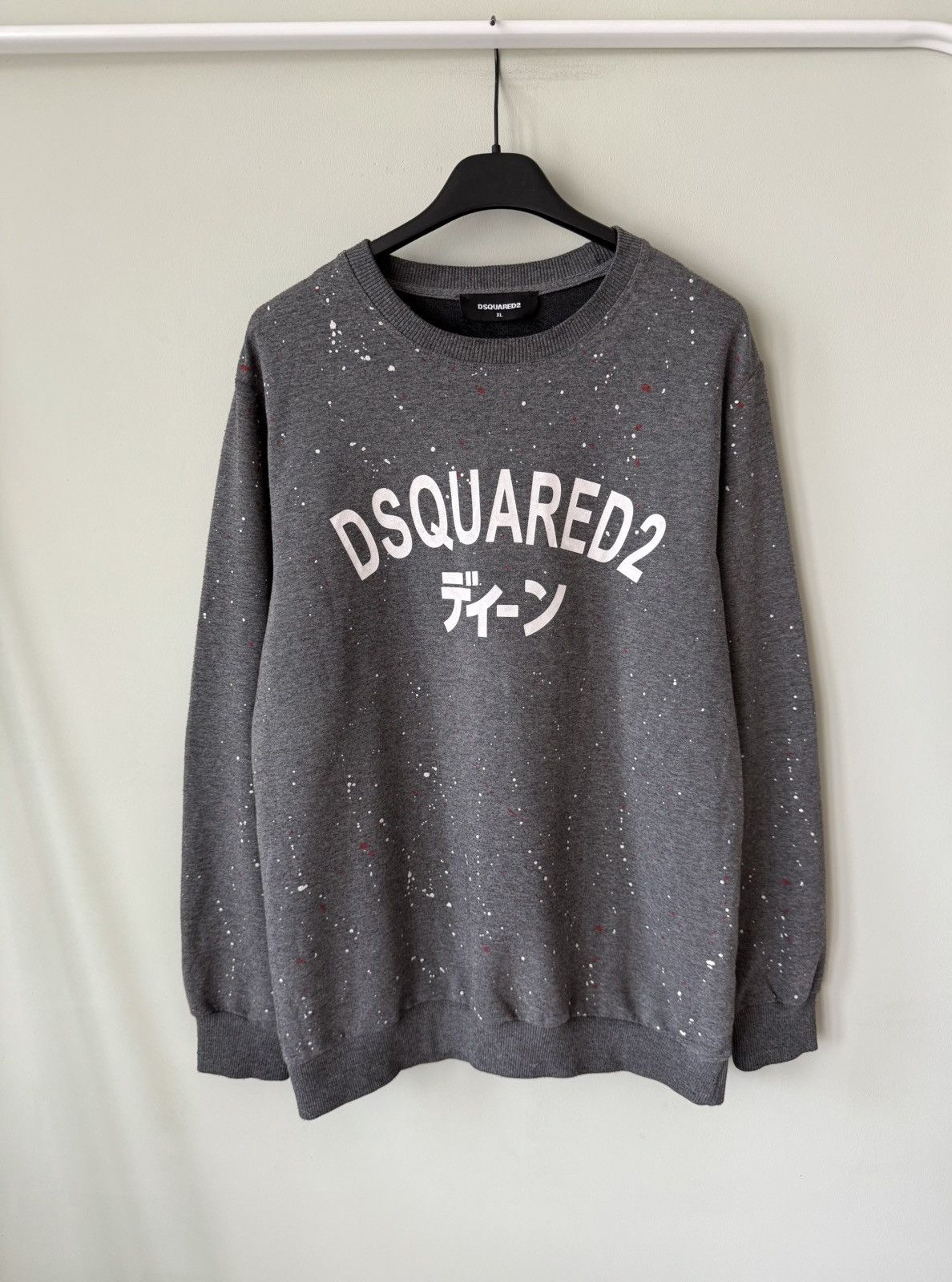 Dsquared2 Dsquared2 Japan vintage painted sweatshirt Size US XL / EU 56 / 4 - 1 Thumbnail