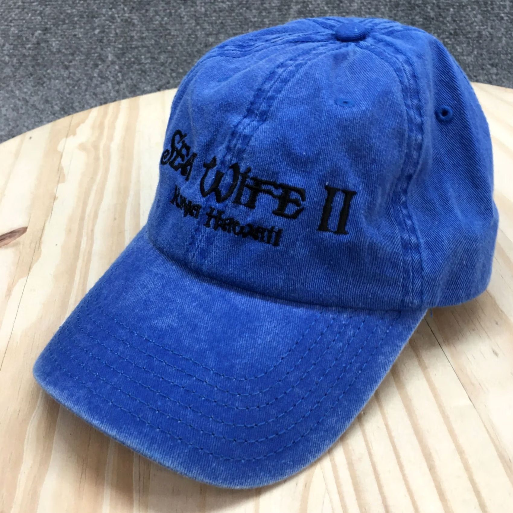 Vintage Otto Sea Wife II Kona Hawaii Baseball Cap Hat Mens One Size Blue Adjustable OTTO Size ONE SIZE - 2 Thumbnail