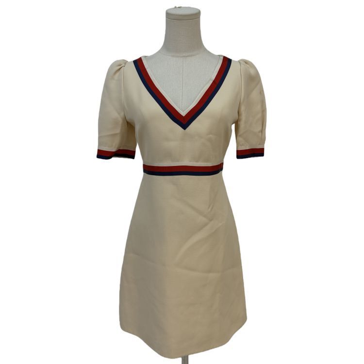 Gucci Gucci Web Trim Dress Size 40 Size S / US 4 / IT 40 - 1 Thumbnail