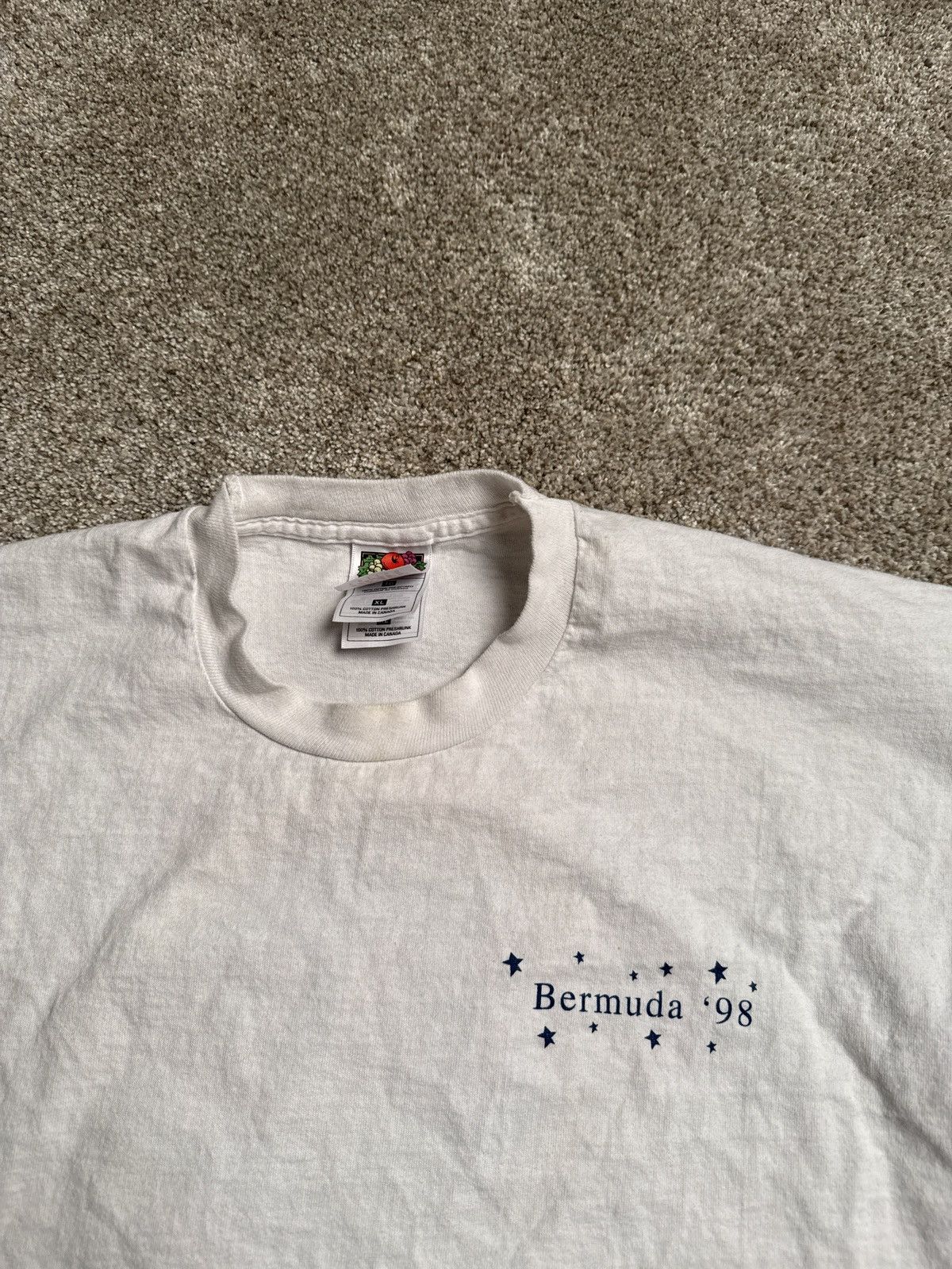 Fruit Of The Loom VINTAGE FRUIT OF THE LOOM “GRASP THE FUTURE” GRAPHIC TEE Size US XL / EU 56 / 4 - 6 Thumbnail