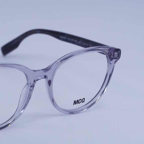 McQ Alexander McQueen McQ by Alexander McQueen MQ0308O 007 Eyeglasses Grey 52mm Size ONE SIZE - 2 Thumbnail