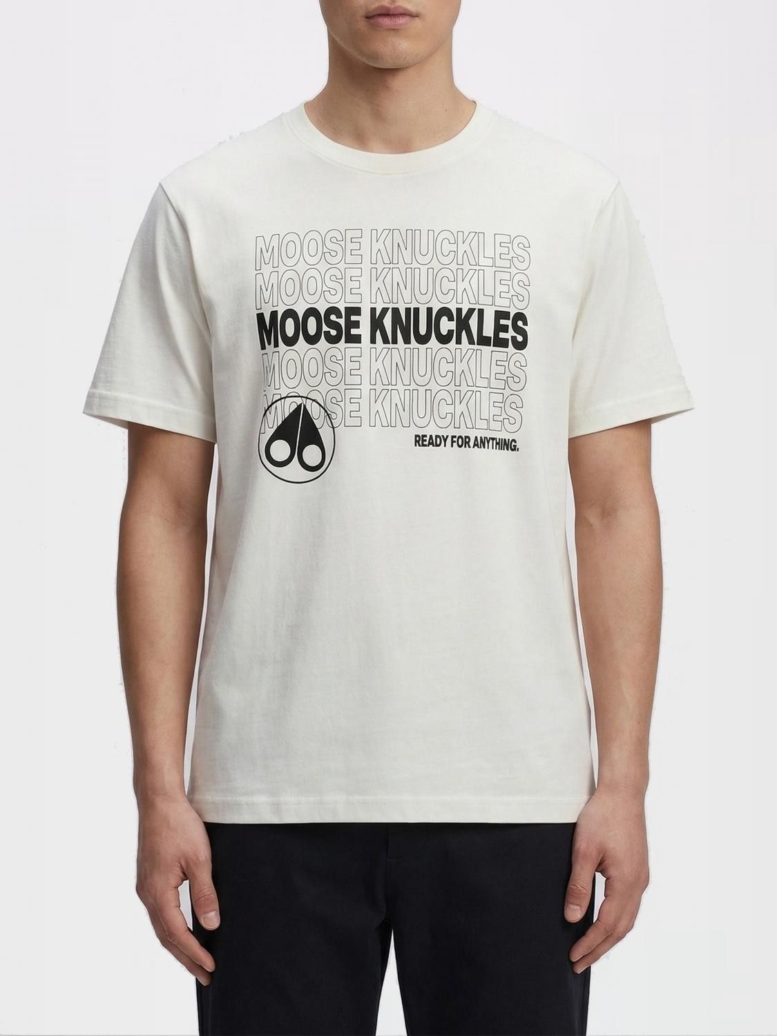 Moose Knuckles Moose Knuckles T-Shirt Men White Size US XL / EU 56 / 4 - 1 Thumbnail