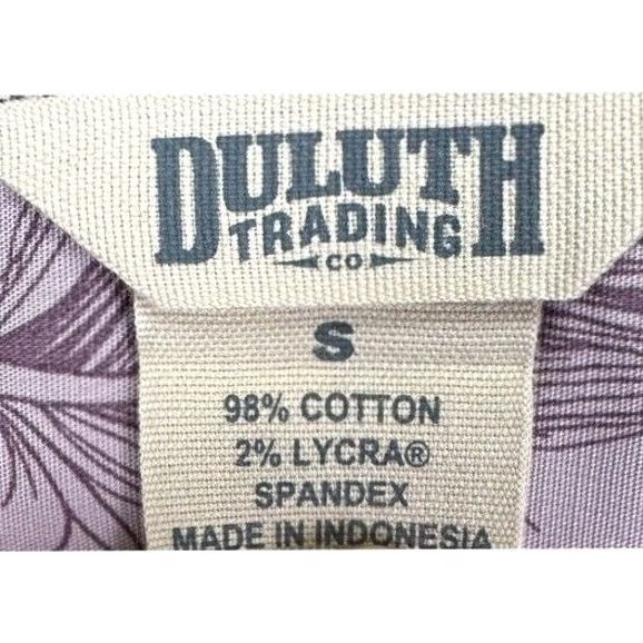 Duluth Trading Company Duluth Trading Co. Shirt Womens Small Purple Button Up Long Sleeve Tops Size S / US 4 / IT 40 - 5 Thumbnail