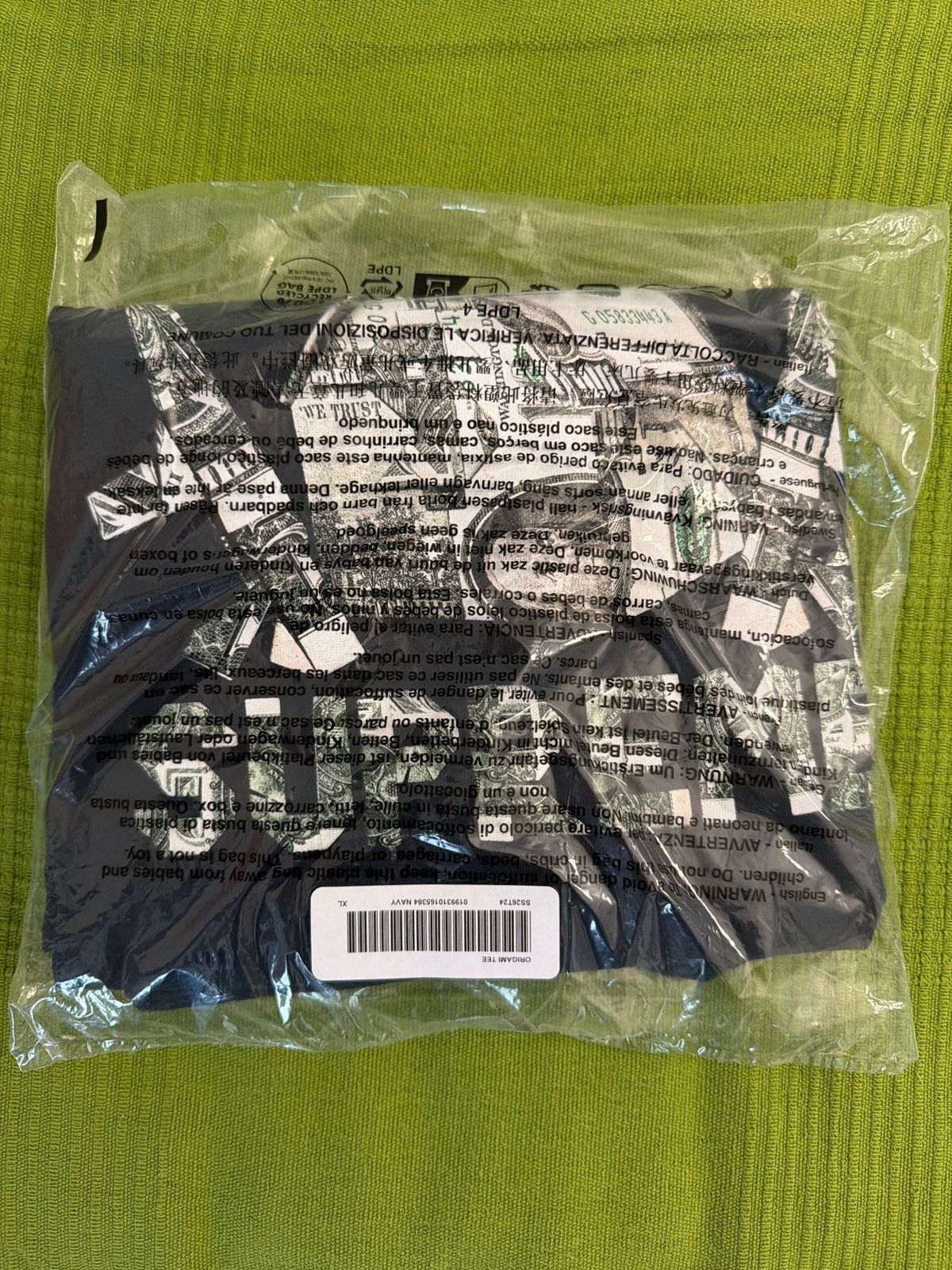 Supreme Supreme Origami Tee Size US XL / EU 56 / 4 - 2 Thumbnail