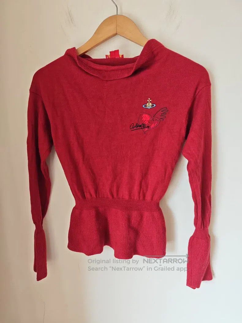 Vivienne Westwood Vivienne Westwood Embroidered Knit Top Size XS / US 0-2 / IT 36-38 - 1 Thumbnail