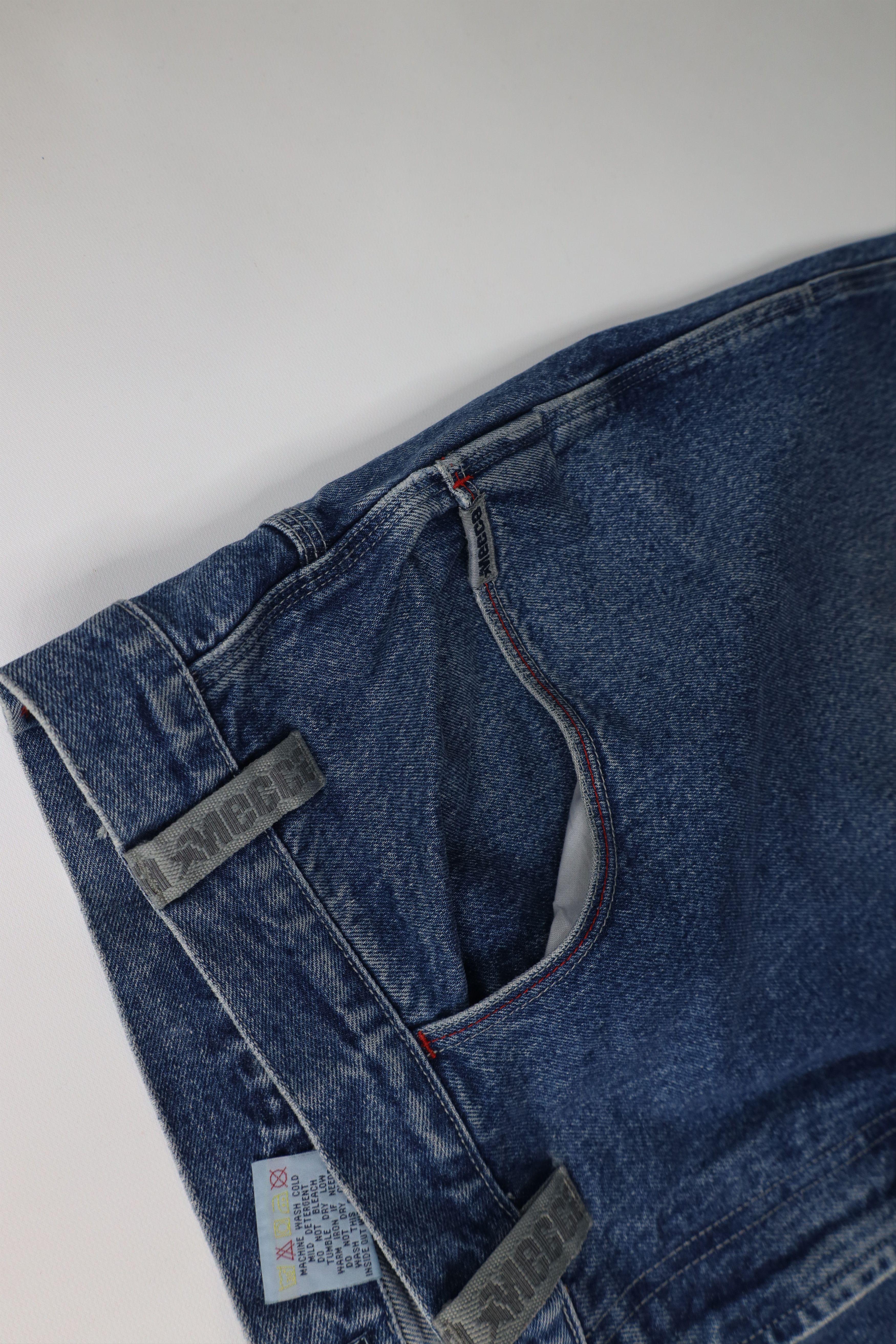 Vintage Vintage 90s Y2K Streetwear Baggy Wide Leg Denim Jeans Blue Size US 44 / EU 60 - 9 Thumbnail