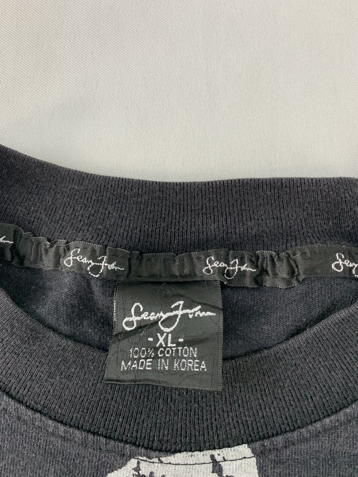 Sean John Sean John Est 98 Black Big Logo Printed Tee Size US XL / EU 56 / 4 - 5 Thumbnail