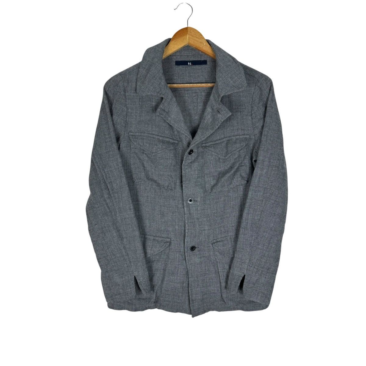 ❄️45 RPM JAPAN WORKER WOOL BUTTON SHIRTS
