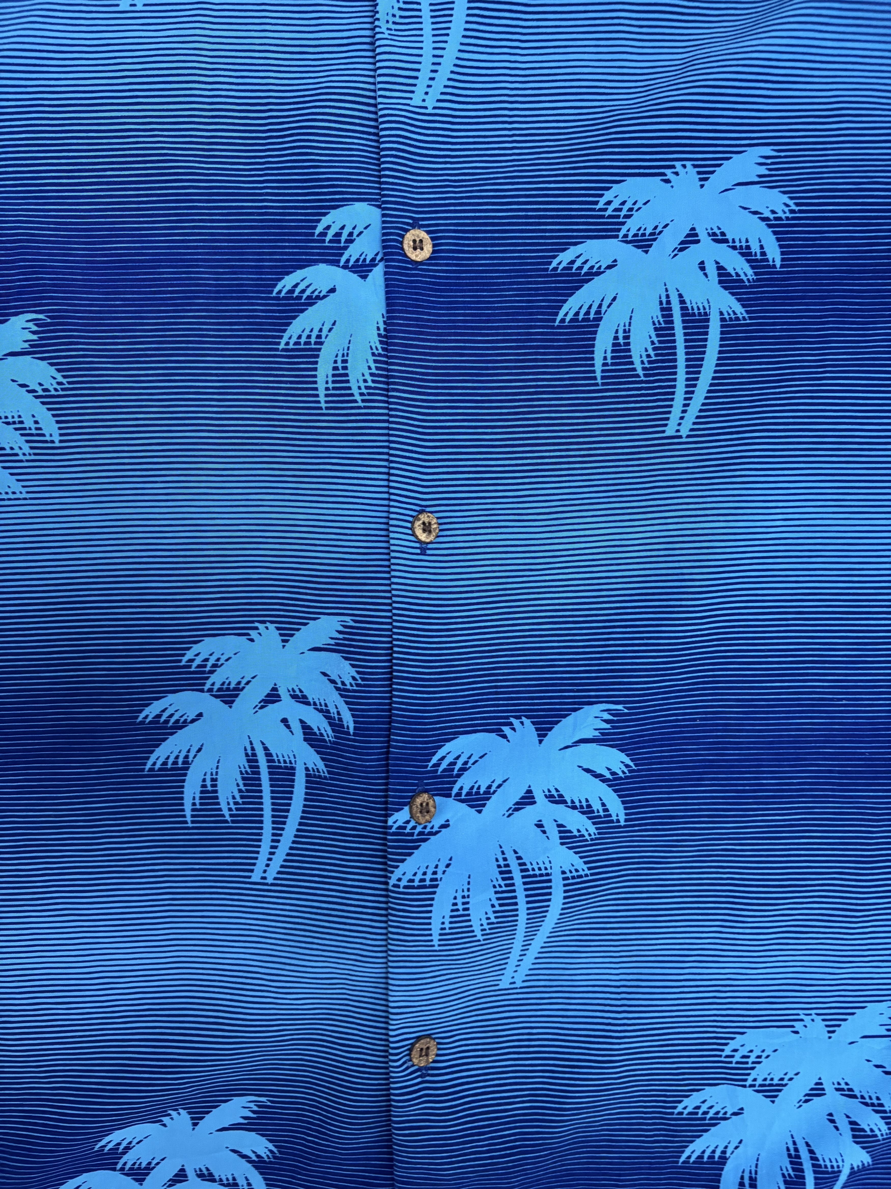 Vintage Maui Maui Palm Trees Vintage Hawaiian Button Down Shirt Size US L / EU 52-54 / 3 - 2 Thumbnail