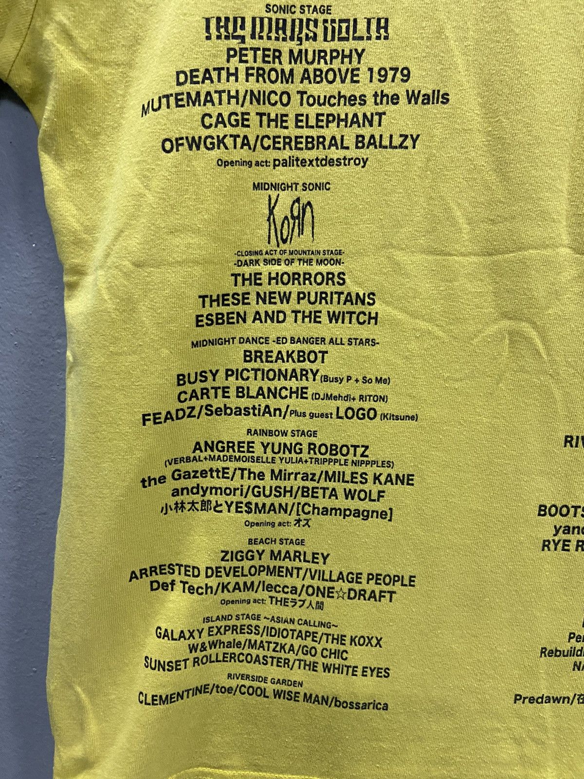 Band Tees SUMMER SONIC TOKYO OSAKA 2011 TOUR TEE SHIRT Size US M / EU 48-50 / 2 - 9 Thumbnail
