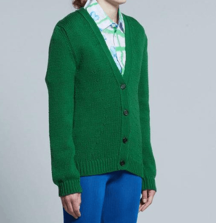 Marni o1srvl11e0624 Cardigan in Green Size S / US 4 / IT 40 - 3 Thumbnail