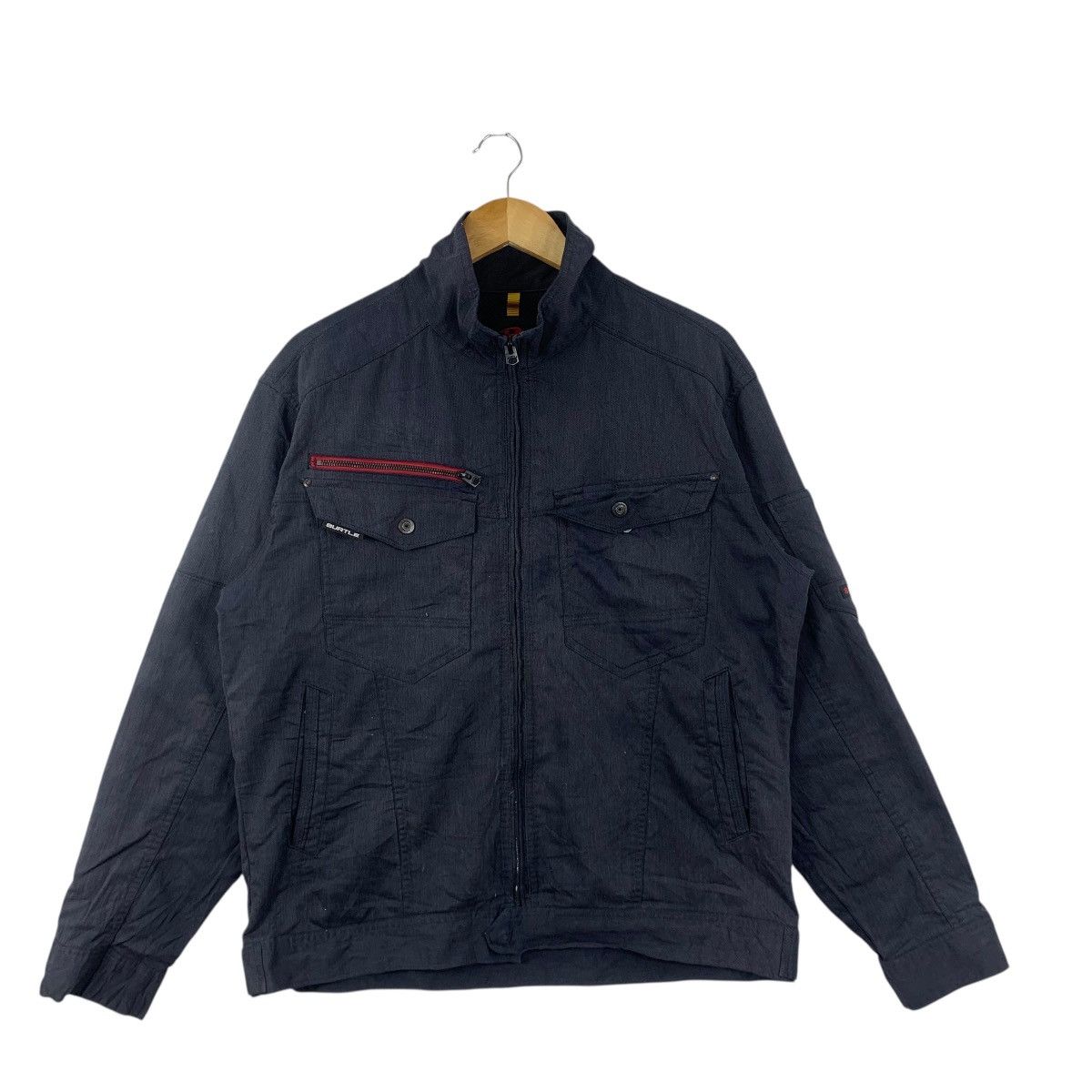 Vintage Vintage BURTLE WORKWEAR UNIFORM Technical Outdoor Jacket Size US XXL / EU 58 / 5 - 4 Thumbnail