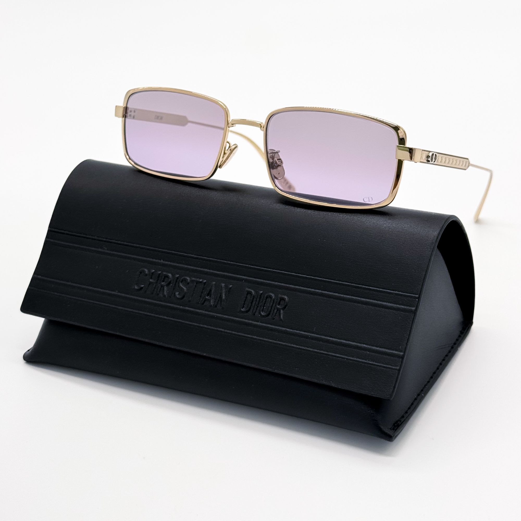 Dior NEW DIOR DIORCANNAGE S2U C0G6 SUNGLASSES UNISEX GOLD/PURPLE Size ONE SIZE - 1 Thumbnail