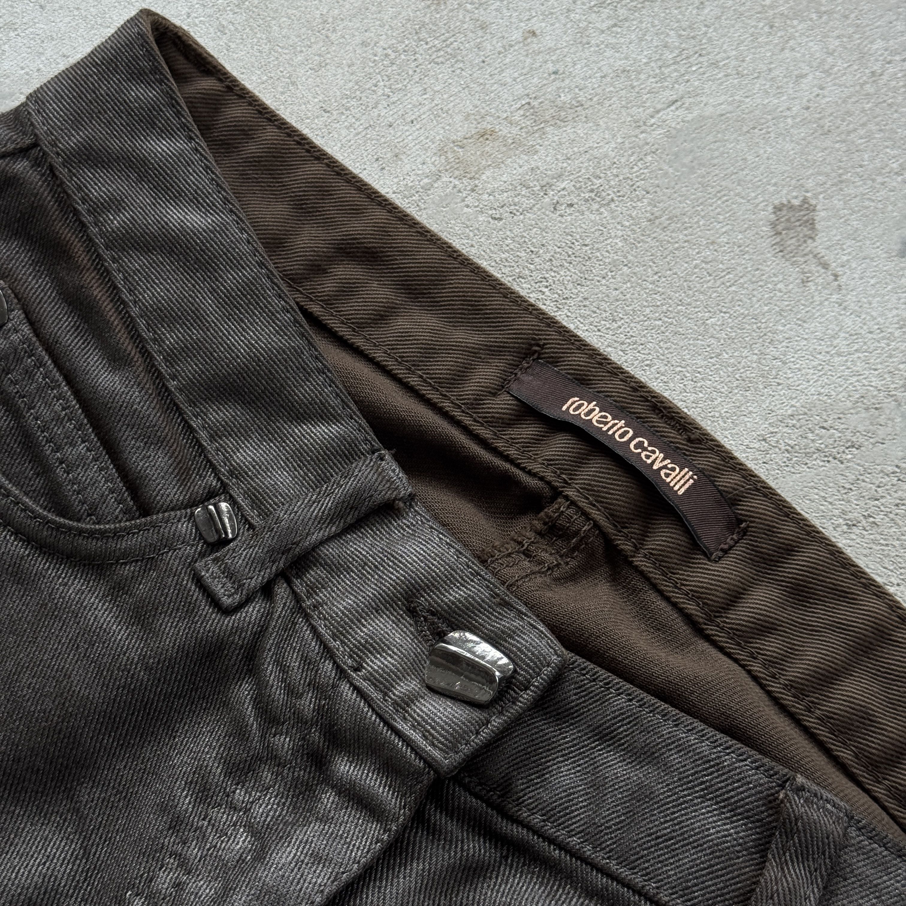Roberto Cavalli Vintage 90s Roberto Cavalli Slim Fit Casual Pants Size US 38 / EU 54 - 6 Thumbnail