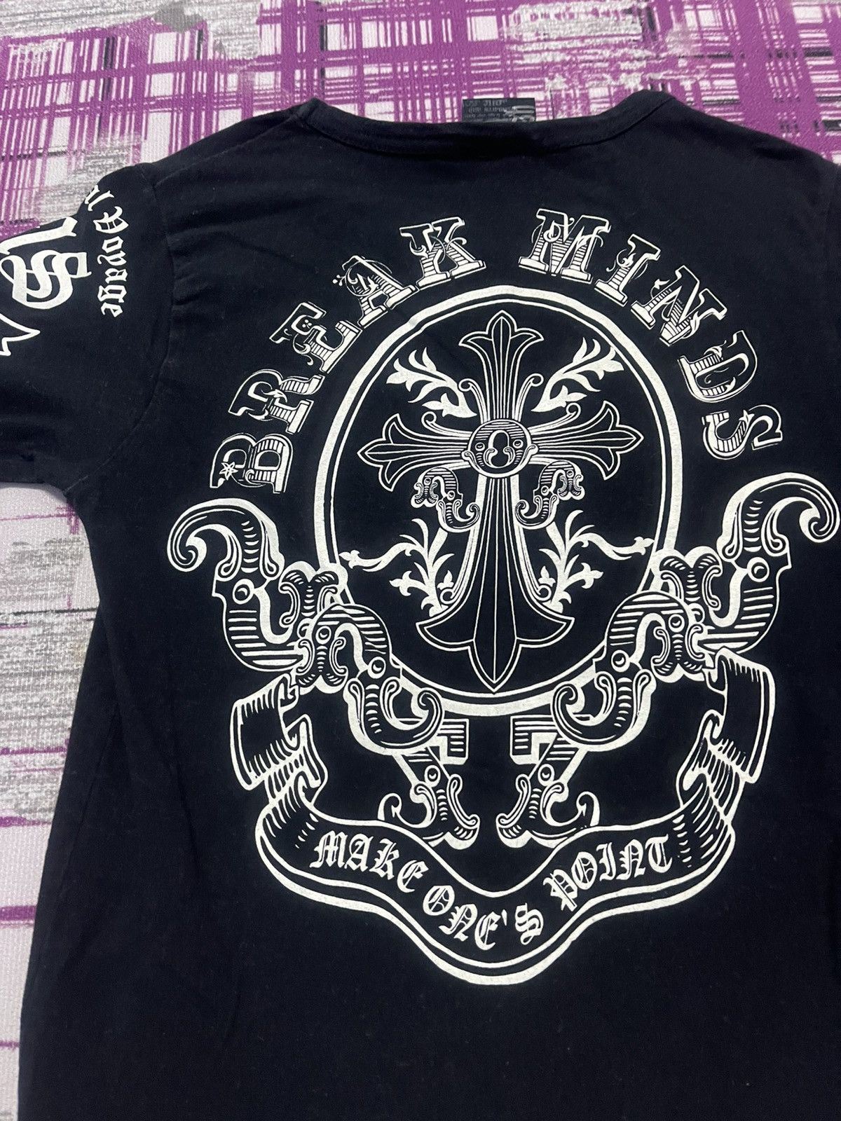 Japanese Brand × Vintage VINTAGE CLASH AHEAD SKULLS TEE VERY RARE Size US M / EU 48-50 / 2 - 9 Thumbnail