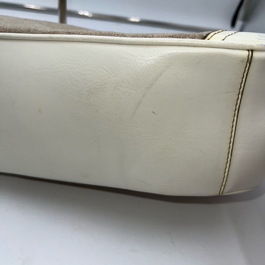 Etienne Aigner Etienne Aigner Vintage Linen and Leather Shoulder Bag Size ONE SIZE - 12 Thumbnail