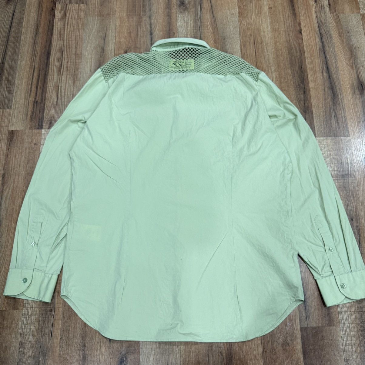 Raf Simons VINTAGE RAF SIMONS OLIVE GREEN BUTTON UP Size 48L - 3 Thumbnail