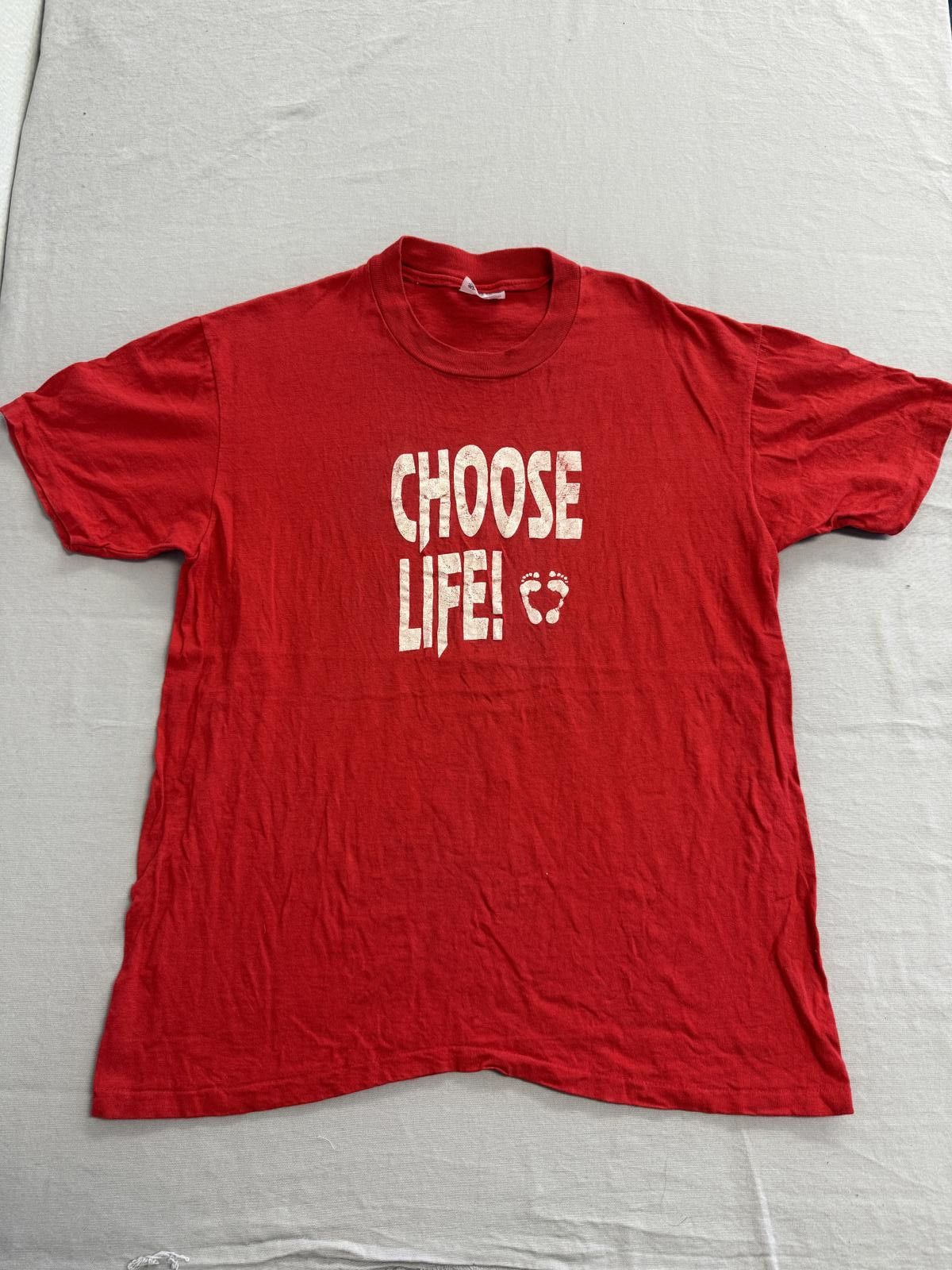 Designer Vintage Choose Life Walk For Life T-shirt 1988 Chick-fila-A Size US L / EU 52-54 / 3 - 2 Thumbnail