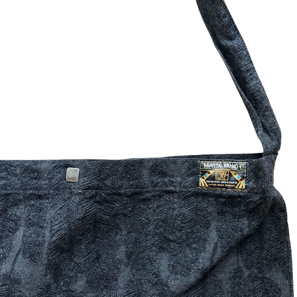 Kapital KAPITAL 12oz Magpie Denim Medicine Bag (Large) Size ONE SIZE - 3 Thumbnail