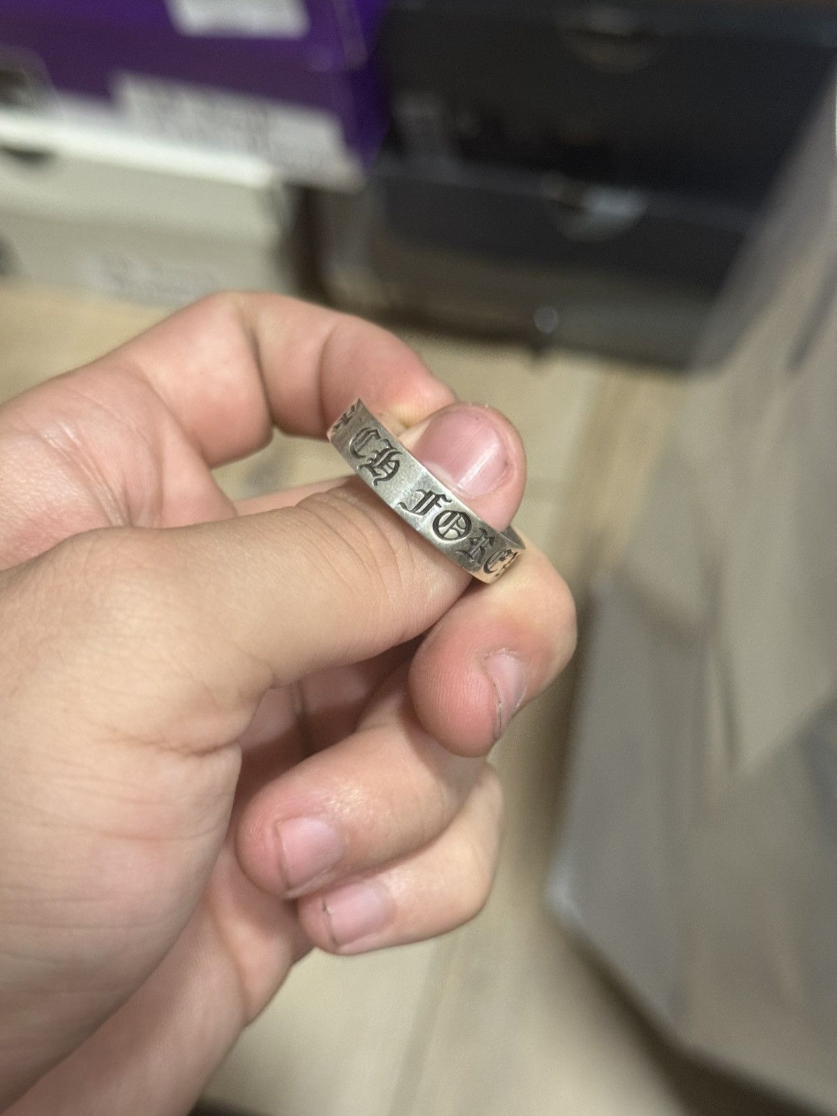 Chrome Hearts Chrome hearts silver CH spacer size 11 Size ONE SIZE - 1 Thumbnail